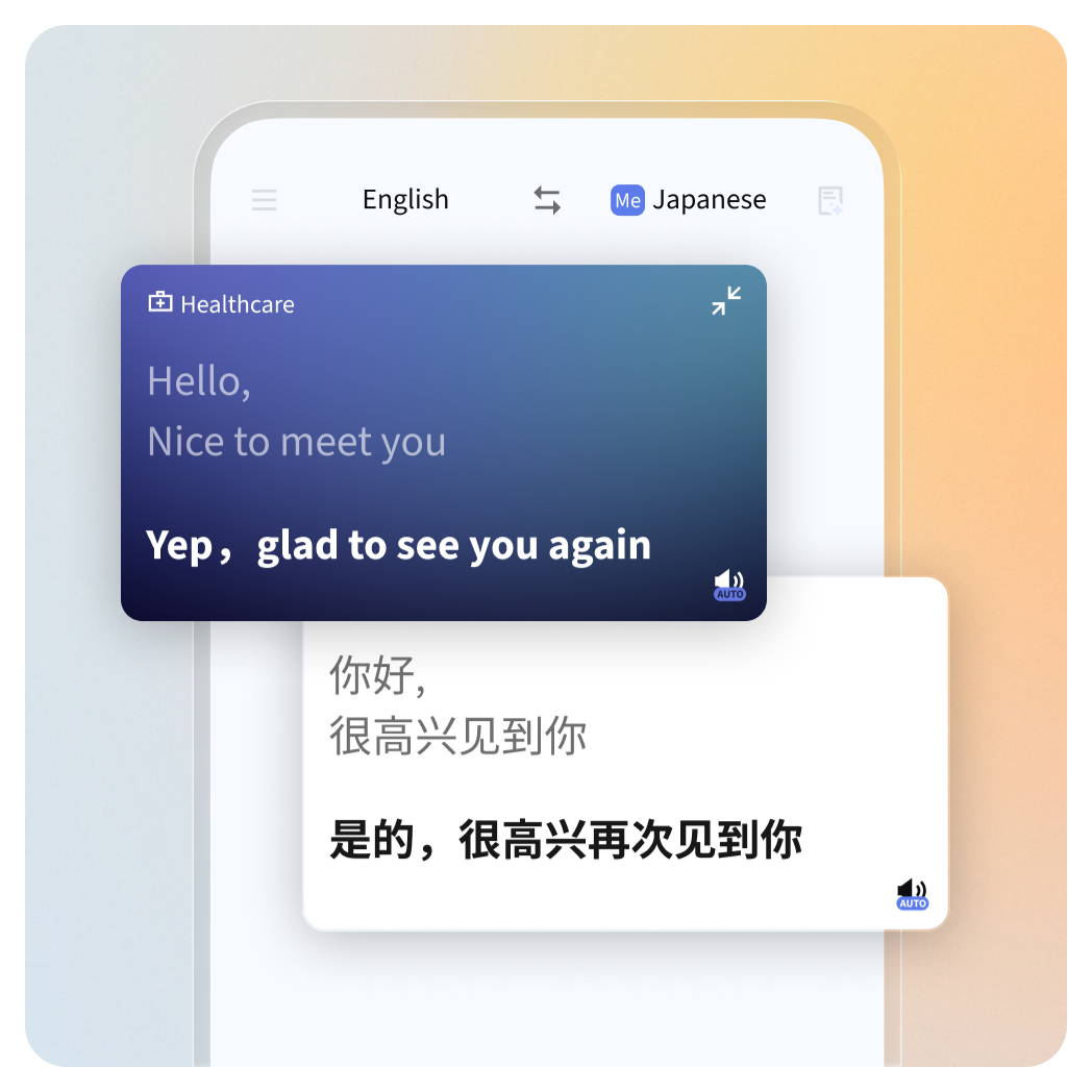 Context-appropriate translation for business and medical use