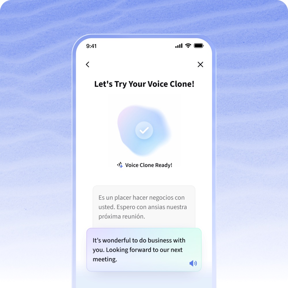 Natural voice translation for meetings and family